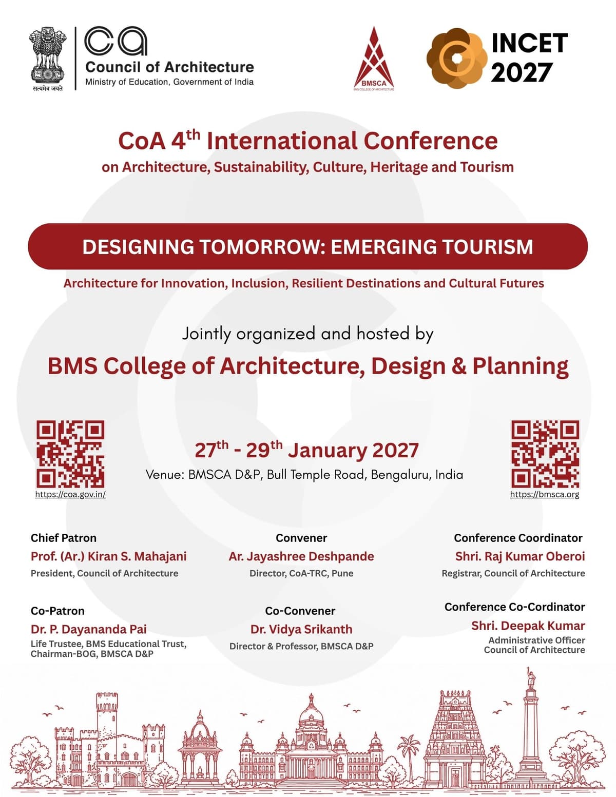 INCET 2027 official conference poster